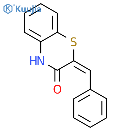 2H-1,4-Benzothiazin-3(4H)-one,2-(phenylmethylene)- structure