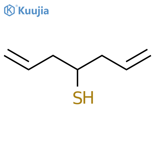 Hepta-1,6-diene-4-thiol structure