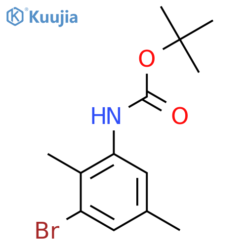 tert-butyl N-(3-bromo-2,5-dimethylphenyl)carbamate structure