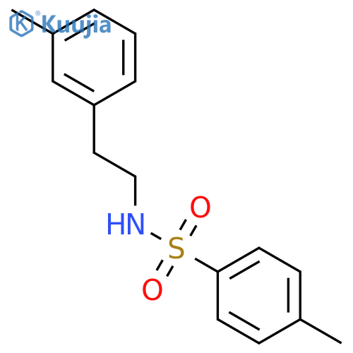 Benzenesulfonamide, 4-methyl-N-[2-(3-methylphenyl)ethyl]- structure