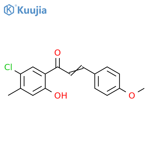 2-Propen-1-one,1-(5-chloro-2-hydroxy-4-methylphenyl)-3-(4-methoxyphenyl)- structure
