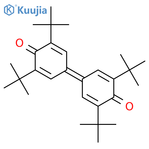 Tetra-tert-butyldiphenoquinone structure