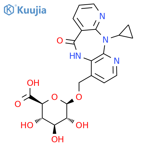 12-Hydroxy Nevirapine 12-O-β-D-Glucuronide structure