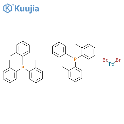 Bis(tri-o-tolylphosphine)dibromopalladium(Ⅱ) structure