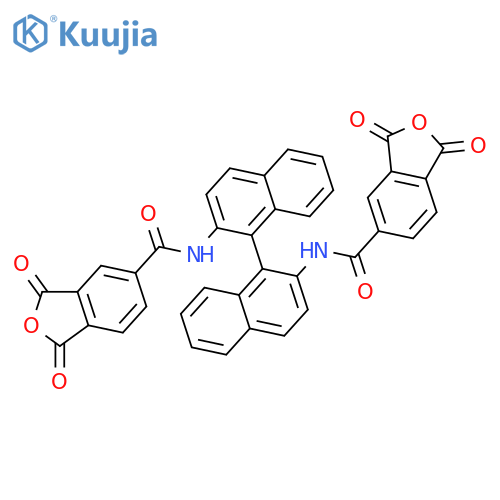 5-Isobenzofurancarboxamide, N,N'-[1,1'-binaphthalene]-2,2'-diylbis[1,3-dihydro-1,3-dioxo- (9CI) structure