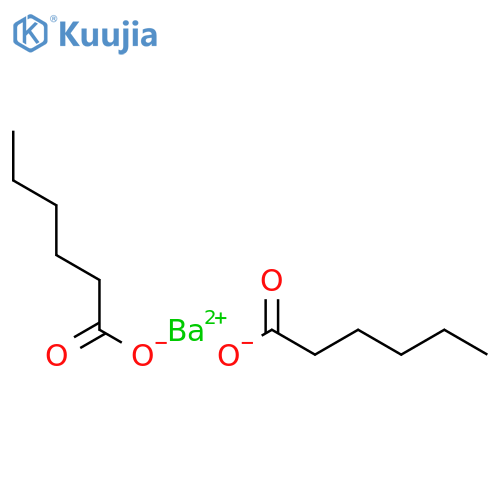 Dihexanoic acid barium salt structure