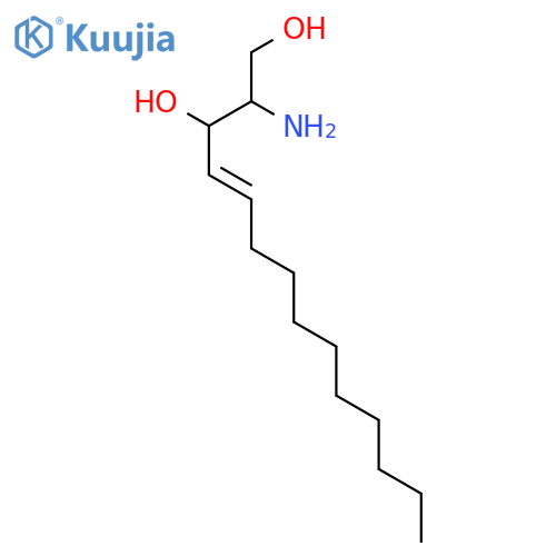 (2S,3R,4E)-2-Amino-4-tetradecene-1,3-diol structure