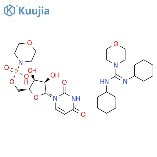 Uridine 5′-Monophosphomorpholidate 4-Morpholine-N,N′-dicyclohexylcarboxamidine Salt structure
