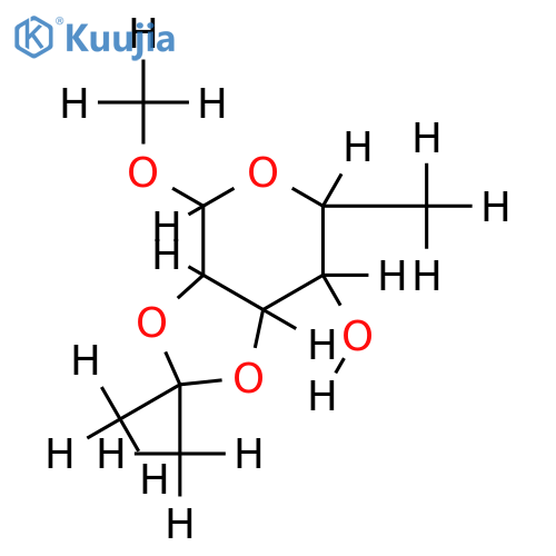 6-Deoxygulose, 9CI,8CI-Me glycoside, 2,3-O-isopropylidene structure