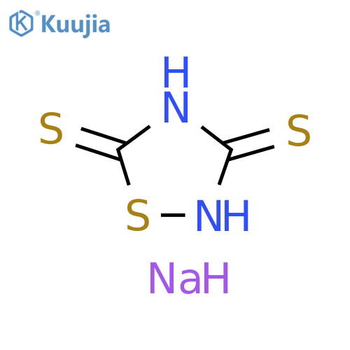 1,2,4-Thiadiazolidine-3,5-dithione, disodium salt structure