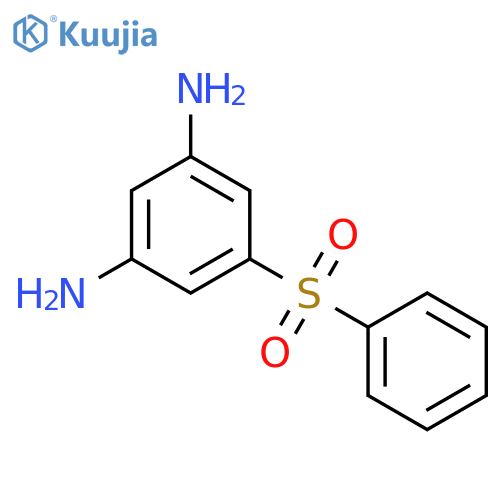 1,3-Benzenediamine, 5-(phenylsulfonyl)- structure