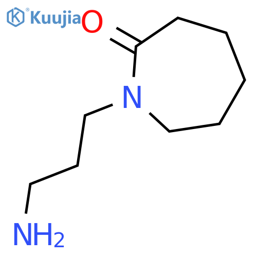 1-(3-Aminopropyl)azepan-2-one structure