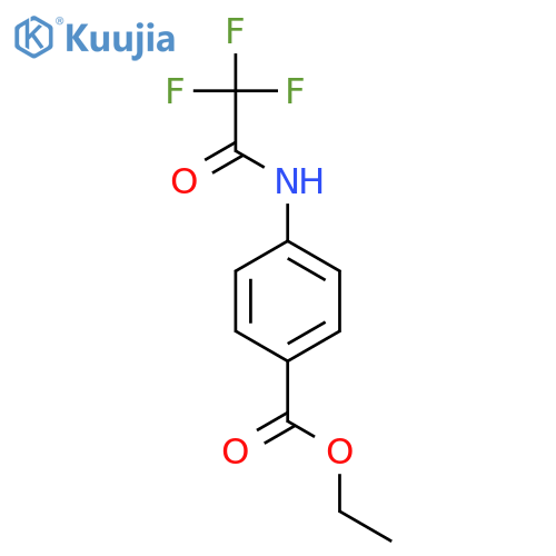 Benzoic acid,4-[(2,2,2-trifluoroacetyl)amino]-, ethyl ester structure