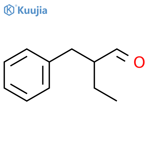Benzenepropanal, a-ethyl- structure