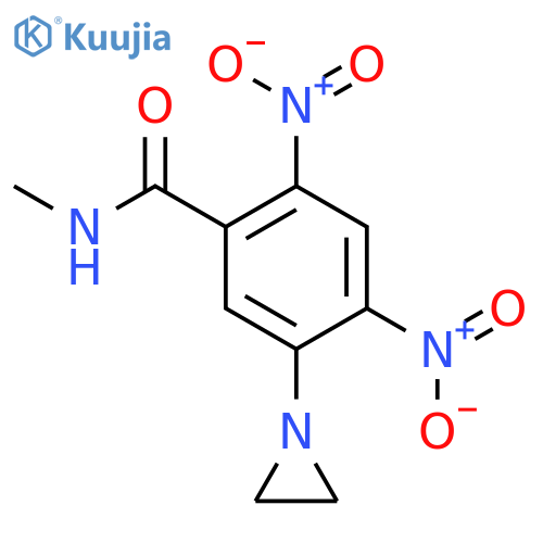 Benzamide,5-(1-aziridinyl)-N-methyl-2,4-dinitro- structure