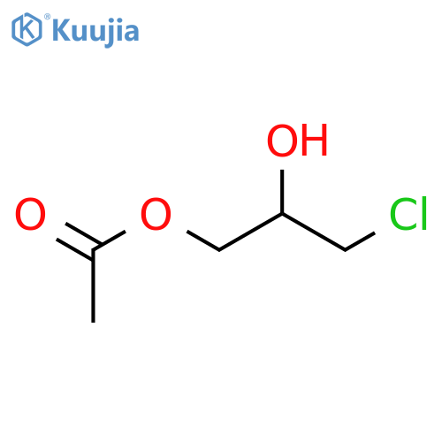 1,2-Propanediol,3-chloro-, 1-acetate structure