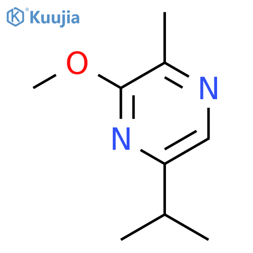 Pyrazine,3-methoxy-2-methyl-5-(1-methylethyl)- structure