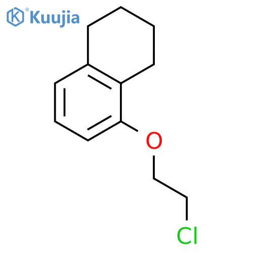 Naphthalene, 5-(2-chloroethoxy)-1,2,3,4-tetrahydro- structure