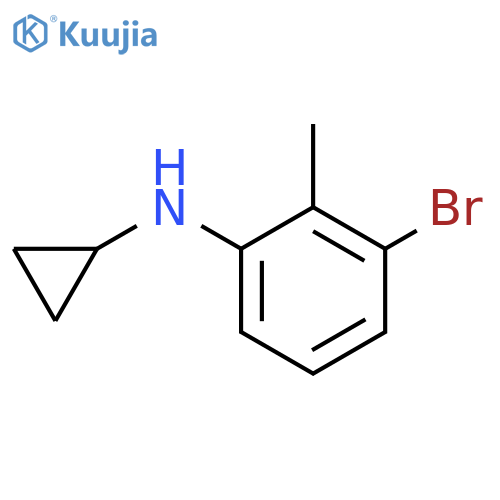 3-Bromo-N-Cyclopropyl-2-Methylaniline structure