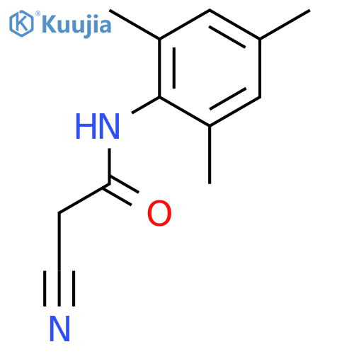 2-Cyano-N-(2,4,6-trimethylphenyl)acetamide structure