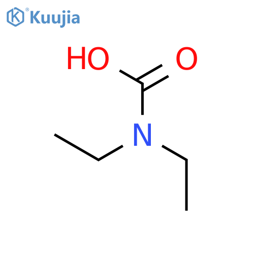 Diethylcarbamic acid structure