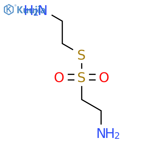 2-Aminoethyl 2'-aminoethanethiolsulfonate structure