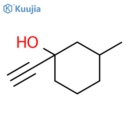 1-ethynyl-3-methylcyclohexan-1-ol structure