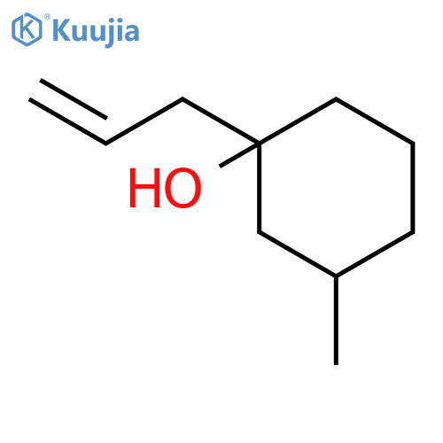 Cyclohexanol, 3-methyl-1-(2-propenyl)- structure