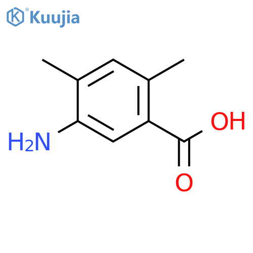 5-Amino-2,4-dimethylbenzoic acid structure