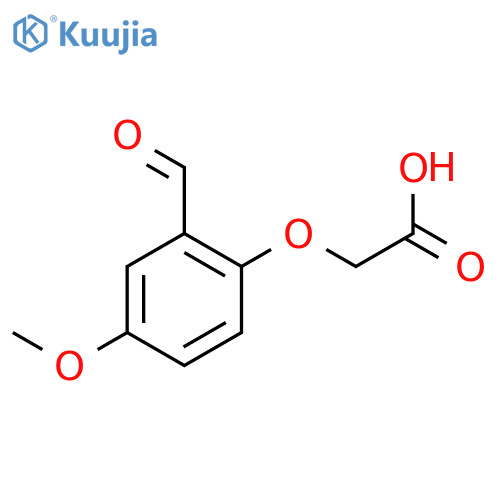2-(2-formyl-4-methoxyphenoxy)acetic Acid structure