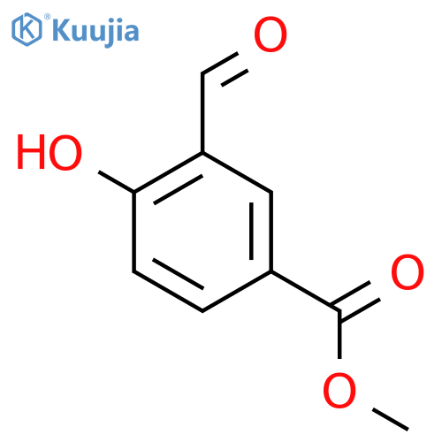 Methyl 3-formyl-4-hydroxybenzoate structure