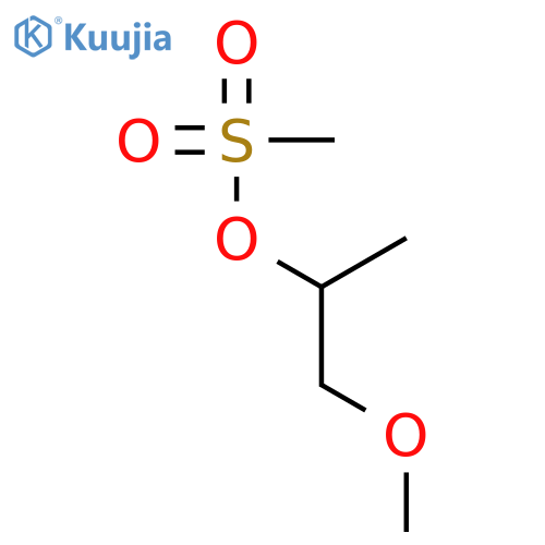 1-methoxypropan-2-yl methanesulfonate structure