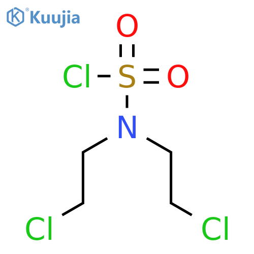 N,N-bis(2-chloroethyl)sulfamoyl chloride structure