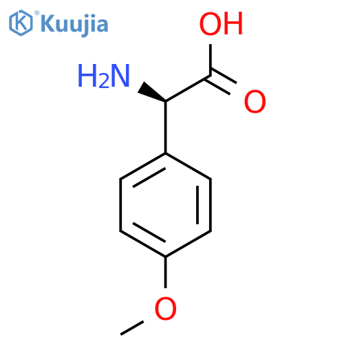 (2R)-2-amino-2-(4-methoxyphenyl)acetic acid structure
