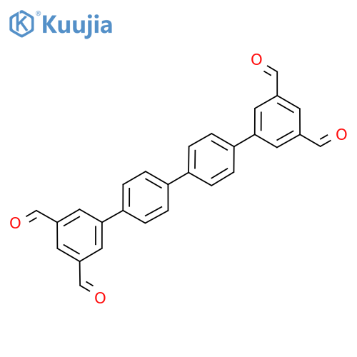[1,1':4',1'':4'',1'''-Quaterphenyl]-3,3''',5,5'''-tetracarbaldehyde structure