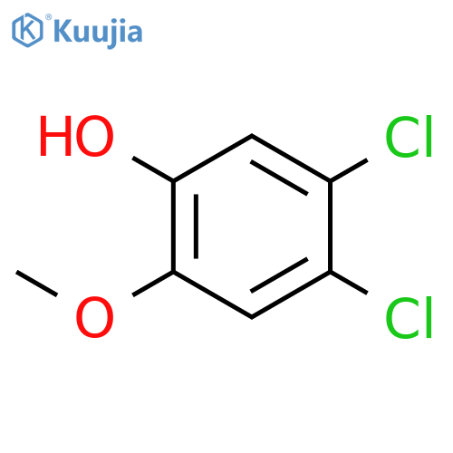 Phenol,4,5-dichloro-2-methoxy- structure