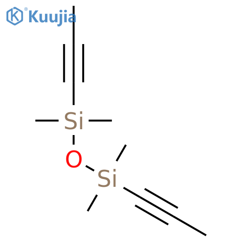 Disiloxane, 1,1,3,3-tetramethyl-1,3-di-1-propynyl- structure