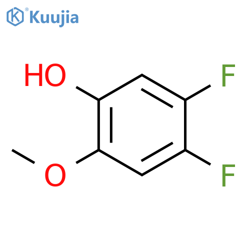 4,5-Difluoro-2-methoxyphenol structure