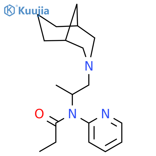 Propanamide,N-[2-(3-azabicyclo[3.3.1]non-3-yl)-1-methylethyl]-N-2-pyridinyl- structure