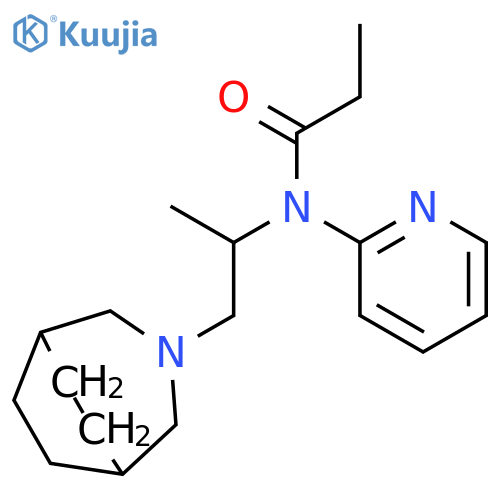 Propanamide,N-[2-(3-azabicyclo[3.2.2]non-3-yl)-1-methylethyl]-N-2-pyridinyl- structure