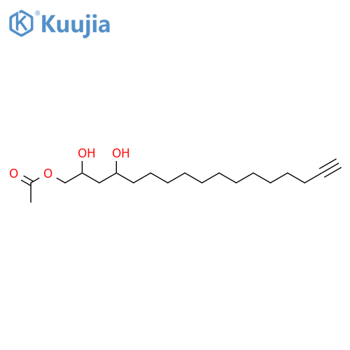 1-\u200bAcetoxy-\u200b2,\u200b4-\u200bdihydroxyheptadec-\u200b16-\u200byne structure