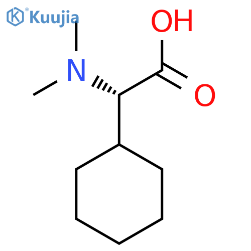 (2S)-2-Cyclohexyl-2-(dimethylamino)acetic acid structure