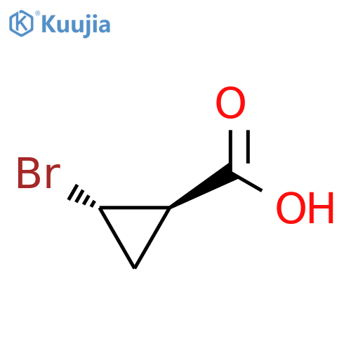 (1R,2S)-2-bromocyclopropane-1-carboxylic acid structure
