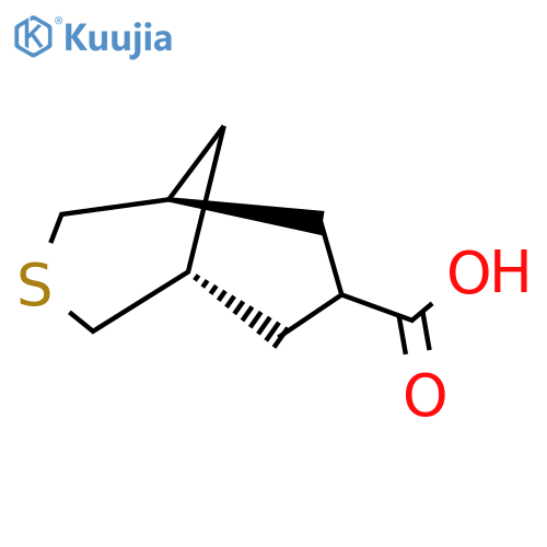 (1S,5R)-3-Thiabicyclo[3.3.1]nonane-7-carboxylic acid structure