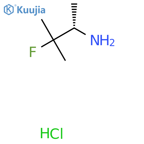 (2S)-3-fluoro-3-methylbutan-2-amine hydrochloride structure