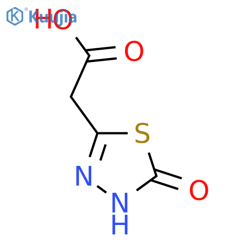 2-(5-oxo-4,5-dihydro-1,3,4-thiadiazol-2-yl)acetic acid structure