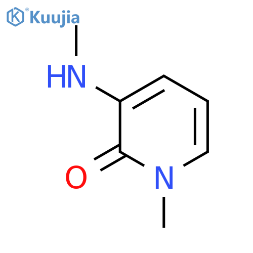 1-Methyl-3-(methylamino)-1,2-dihydropyridin-2-one structure