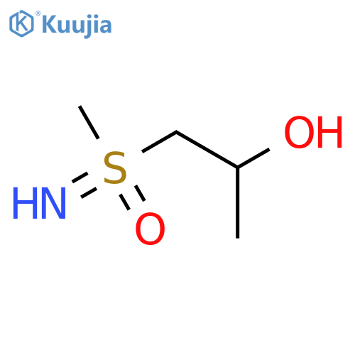 (2-hydroxypropyl)(imino)methyl-lambda6-sulfanone structure