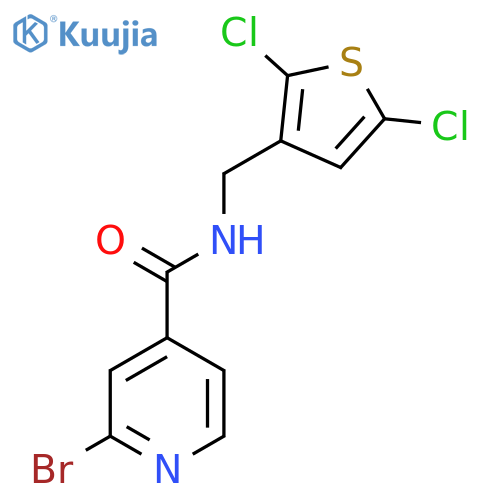 2-bromo-N-(2,5-dichlorothiophen-3-yl)methylpyridine-4-carboxamide structure