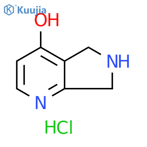 5H,6H,7H-pyrrolo3,4-bpyridin-4-ol dihydrochloride structure